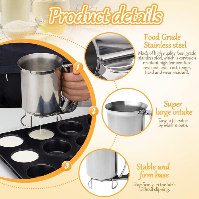 Диспенсер для тіста 900 мл PERFETSELL