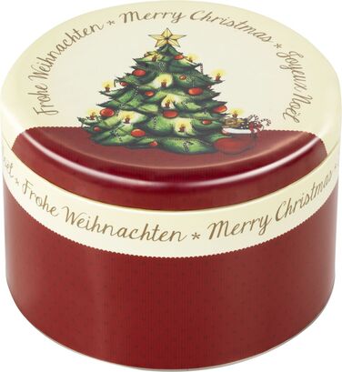 Банку для печива різдвяна, 4 предмета, білий / червоний / зелений, RBV Birkmann