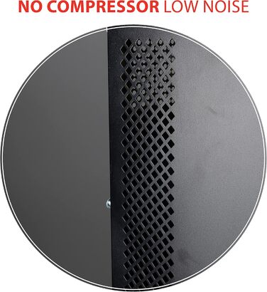 Винний холодильник до 18 пляшок чорний alpina