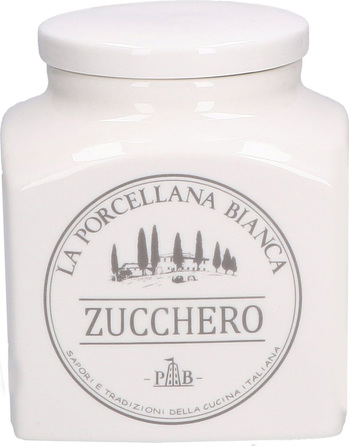 Банка для цукру порцеляна 1,1 л La Porcellana Bianca