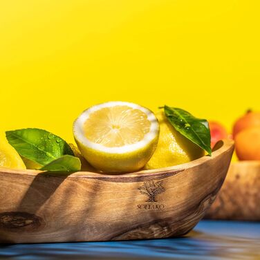 Багетна хлібниця з оливкового дерева - Миска для закусок довгаста - Дерев'яна миска в сільському стилі - Декоративна миска - Миска для фруктів - Миска ручної роботи - Миска для ювелірних виробів - Багатофункціональна миска (1,25-29 см)