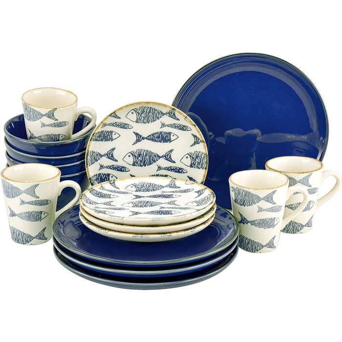 Набір посуду на 4 персони, 16 предметів, Faro Creatable