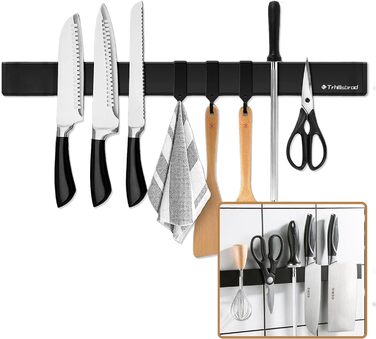 Магнітний тримач для ножів із 3 гачками 50 см Trhillsbrad
