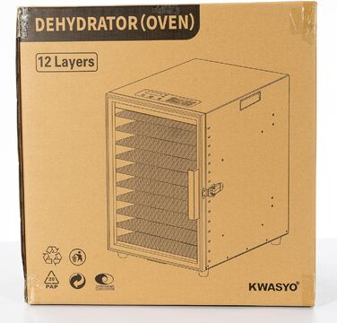 Дегідратор на 12 полиць, 800 Вт Kwasyo