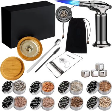 Набір для копчення коктейлів 12 предметів PIPITA