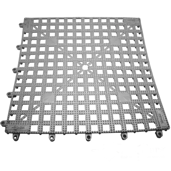 TPMS Барний килимок 33x33 см, колір срібний