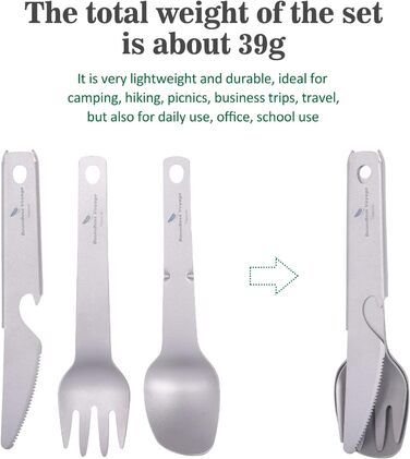 Титанові прилади для кемпінгу Boundless Voyage