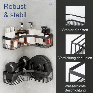 Полка для душа 3 в 1, нержавеющая сталь RUIHANDA