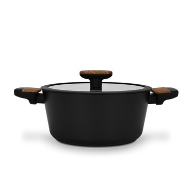 Кастрюля со стеклянной крышкой 22 см 3,36 л FEORELLA Fissman