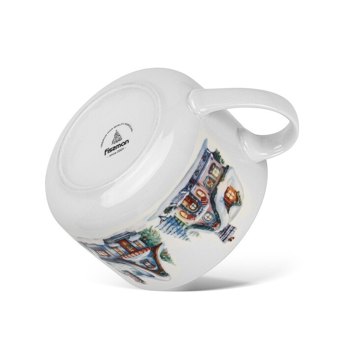 Кружка Fissman 700 мл NEW YEAR фарфор (13762)