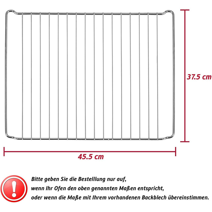 См, набір форм для випікання та решіток, глибока емальована сковорода 3 см і хромована решітка для духовки та плити, стійка до подряпин і нержавіючої сталі, чорна (решітка 455 мм), 45,5 x 36