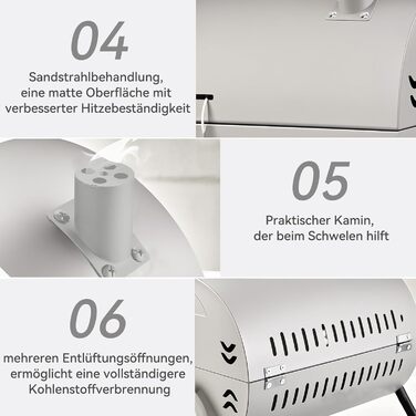 Портативний гриль для барбекю DOKKOME