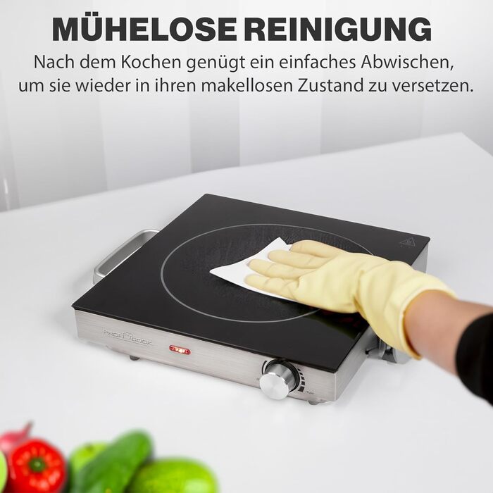 Плита настольная электрическая 2000 Вт PC-EKP 1210 ProfiCook