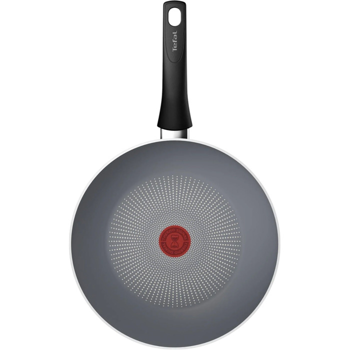 Tefal Сковорода ВОК Halo, 28см, алюминий, бакелит, серый