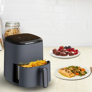 Tefal Мультипіч EasyFry Compact, 1300Вт, чаша-3л, сенсорне керув., пластик, темно-синій