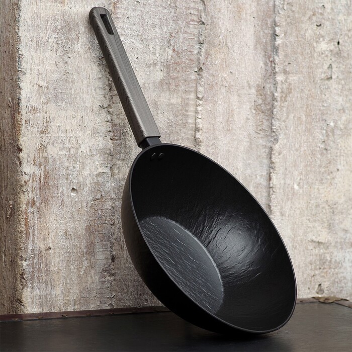 Сковорода Fissman вок VELA ROCK 28x8,0л. алюм. с антиприг. покр. (14244)