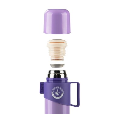 Термос для чая и кофе Fissman 350 мл лиловый (9630)