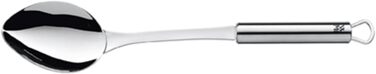 Ложка для спагетти 32 см, нержавеющая сталь Cromargan, частично матовая, идеально подходит в качестве щипцов для пасты и спагетти, можно мыть в посудомоечной машине (комплект с сервировочной ложкой 32 см)