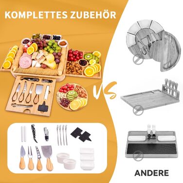 Бамбукова дошка для снеків BEAUTLOHAS