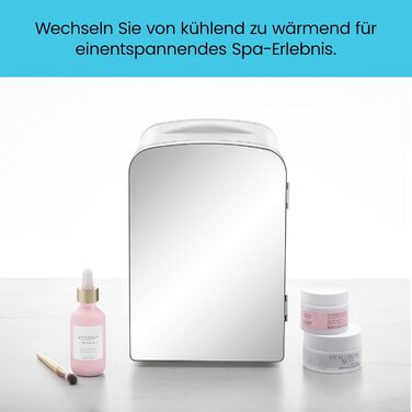 Міні-холодильник з дзеркалом 4 л білий Iceman