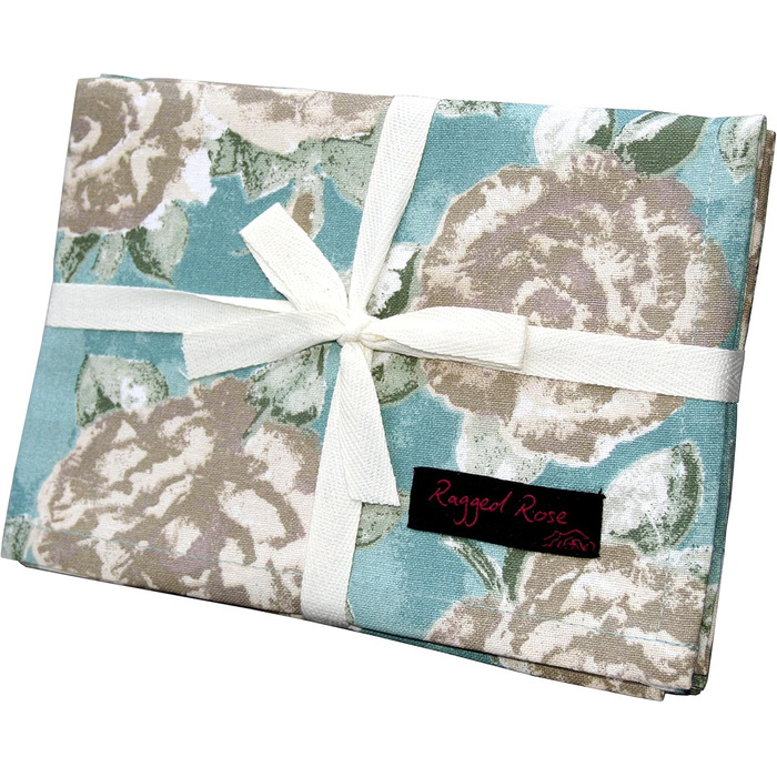 Різдвяні кухонні рушники Ragged Rose, бавовна (70x50x1 см, колір Duckegg Blue)