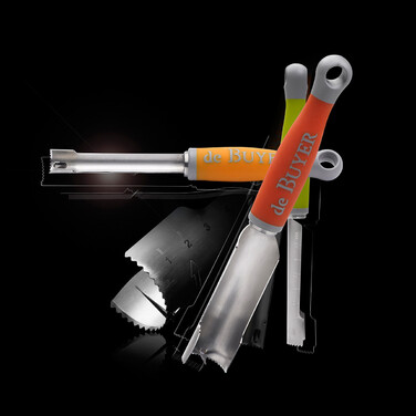 Ніж десертний для видалення серцевини, червоний De Buyer