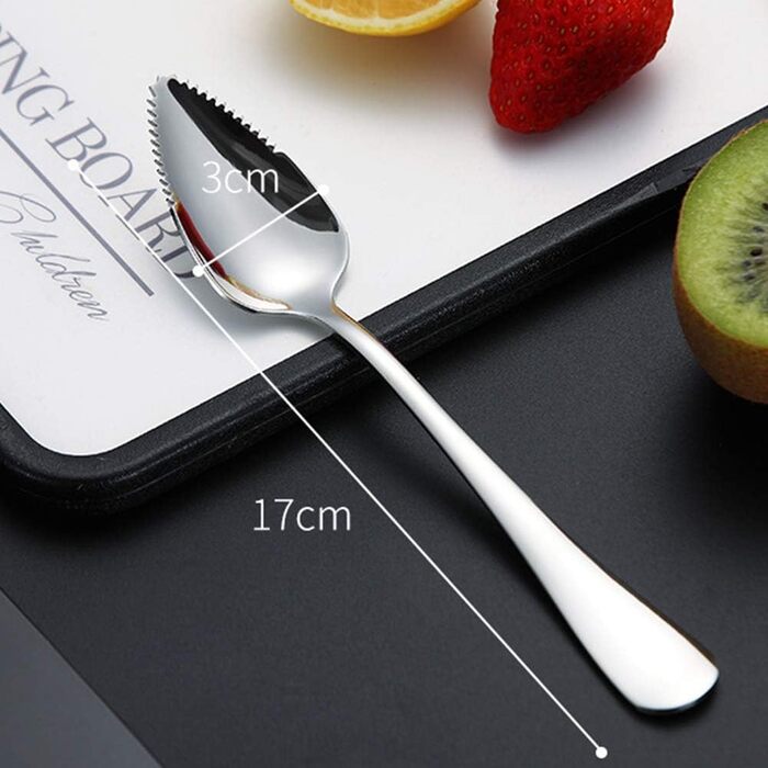 Ложка десертна 17 см із зубцями, набір 2 предмети whiteswan