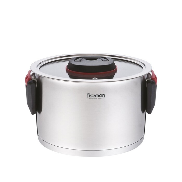 Кастрюля со стеклянной крышкой 20 см 3,5л PAULINE Fissman