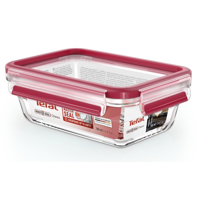 Форма універсальна з кришкою 700 мл скло Tefal