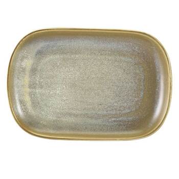 Прямоугольное блюдо  29x19.5 см, Terra Porcelain Matt Grey, GenWare