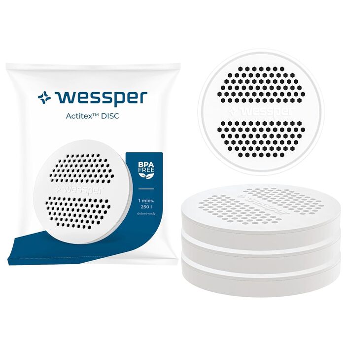 Скляний графин з кришкою та 4 фільтрами 1 л Wessper