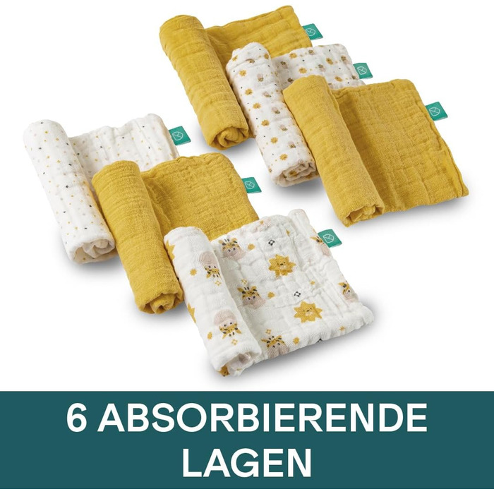 Набір із 6 рушників для дітей 30 х 30 см KOALA BABYCARE