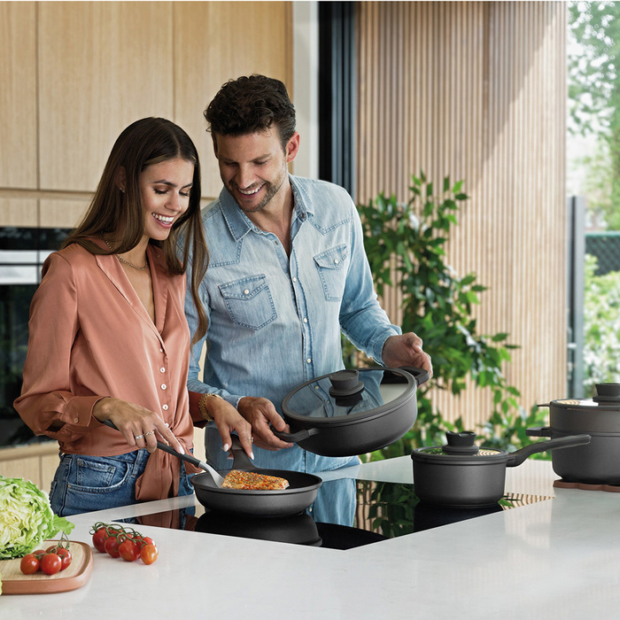 Кастрюля BergHOFF с антипригарным покрытием LEO STONE, диам. 24 см, 4,4 л