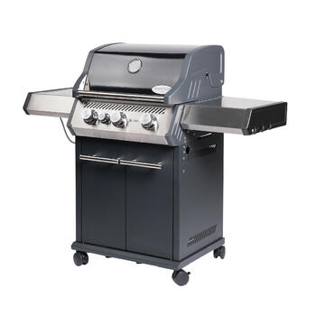 Газовый гриль SANTOS S-301 Black, с боковой горелкой, черный 900235 Код: 010949