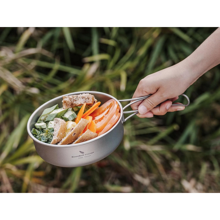 Титановые кастрюли со складной ручкой Ti1096T Boundless Voyage