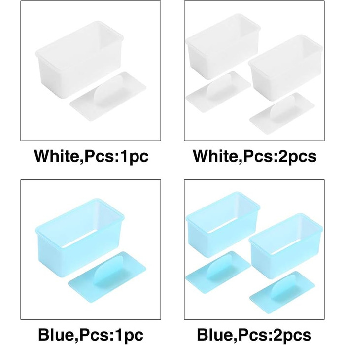 Прямокутна форма для суші біла QOTSTEOS