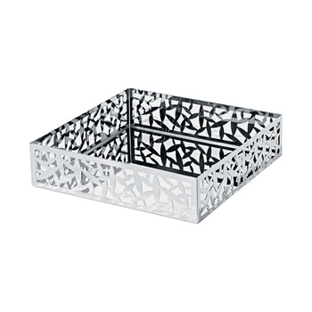 Підставка для серветок 20,5х5х20,5 см металік Cactus Alessi