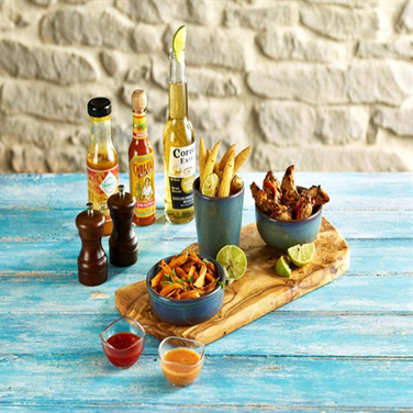 Форма кругла з бортом, 13 см, h 3,5 см, Terra - Blue, GenWare