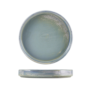 Тарілка презентаційна з бортом 18хh 2.6 см, Terra Porcelain Seafoam, GenWare