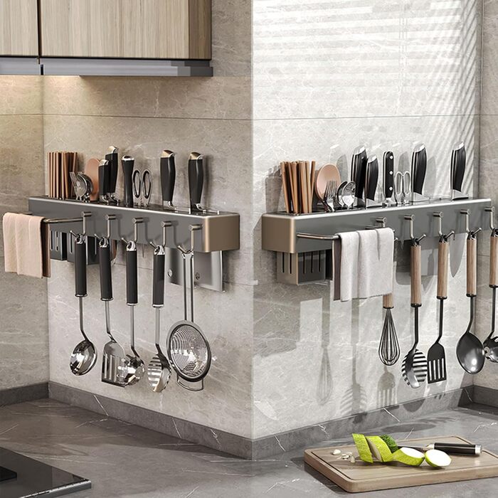 Настінний органайзер для кухонного приладдя 40 см CRCRC