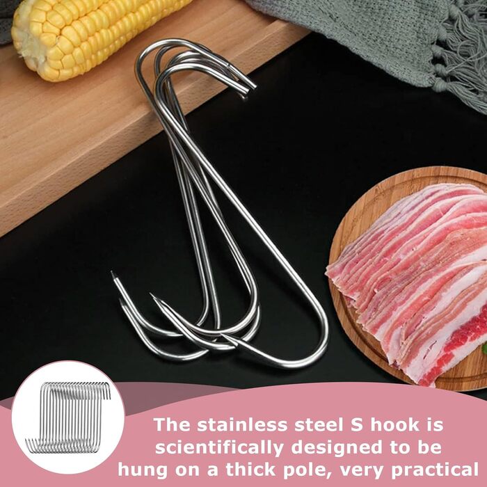 Набор крючков для коптильни из нержавеющей стали 20 шт 15 см SOGHO