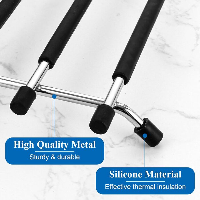 Набір з 4 металевих підставок під гаряче MUXHEL