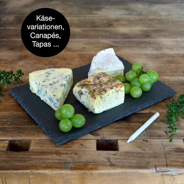 Сервировочная тарелка 22x16 см, 6 шт. Slate Plate Moritz & Moritz