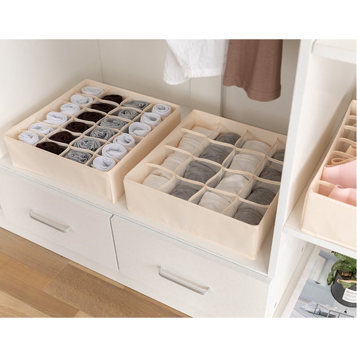 Коробка-органайзер для зберігання нижньої білизни, на 16 комірок Vialex
