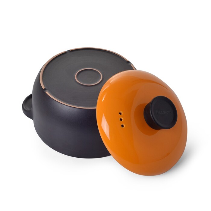 Каструля Fissman DEL FUOCO 25x12 см / 4,0 л з кришкою (6218)