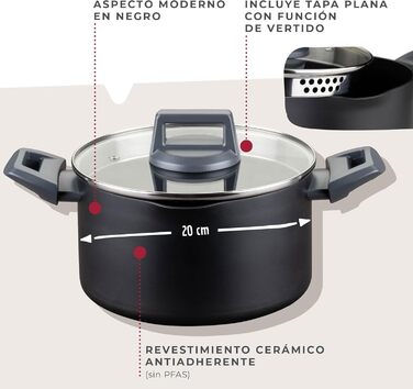 Кастрюля 20 см Statement Fackelmann