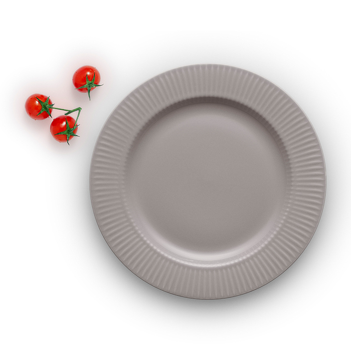 Тарілка Ø 25 см сіра Legio Nova Eva Solo