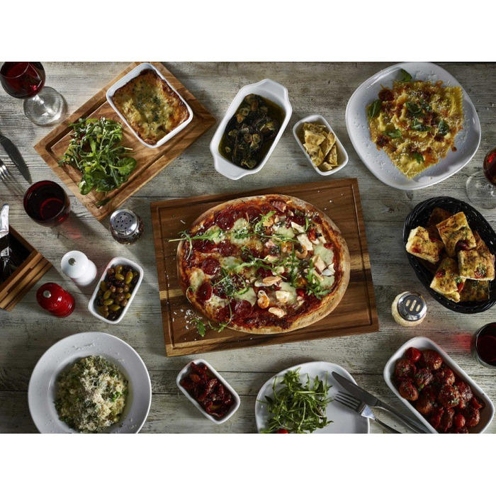 Тарілка квадратна закруглена, 25 см, GenWare