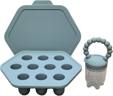 Силіконовий ніблер для дітей синій Cutties and Giggles