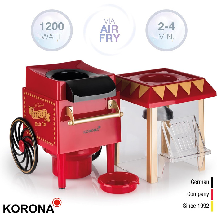 Машина для цукрової вати Korona 41200, пластик (машина для попкорну)